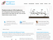 Tablet Screenshot of hyaluronsaeure-infos.de